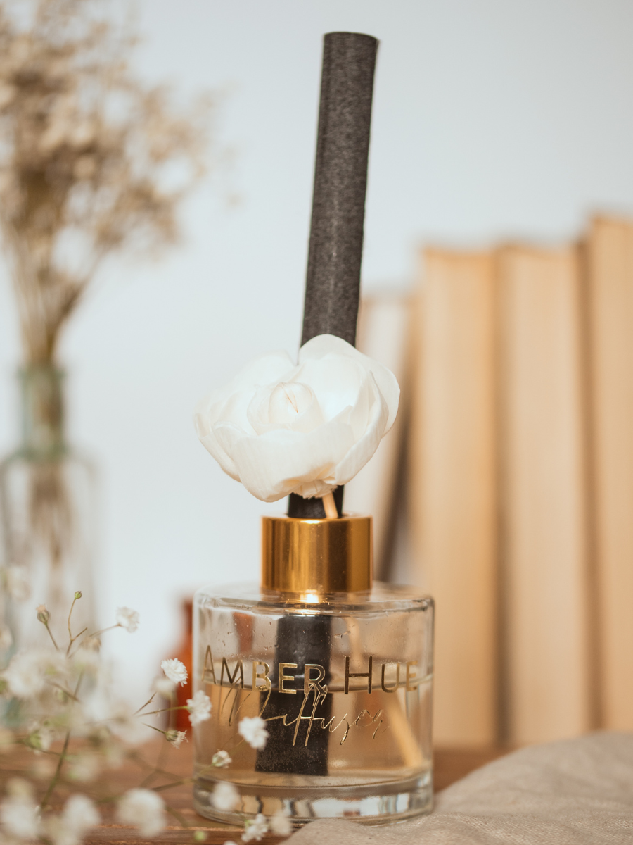 Flower Reed Diffuser- 100ml : Clean Cotton