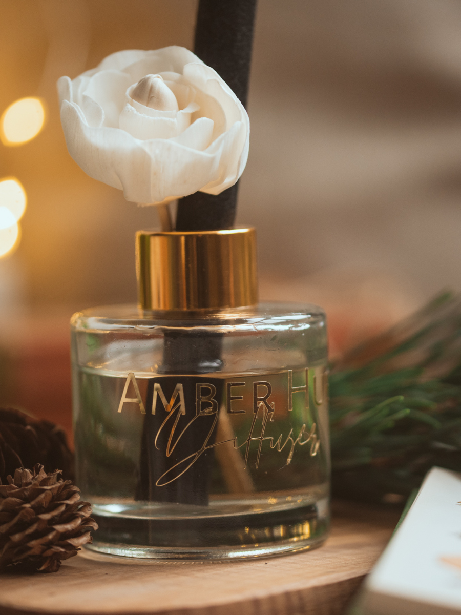 Flower Reed Diffuser- 100ml : Clean Cotton