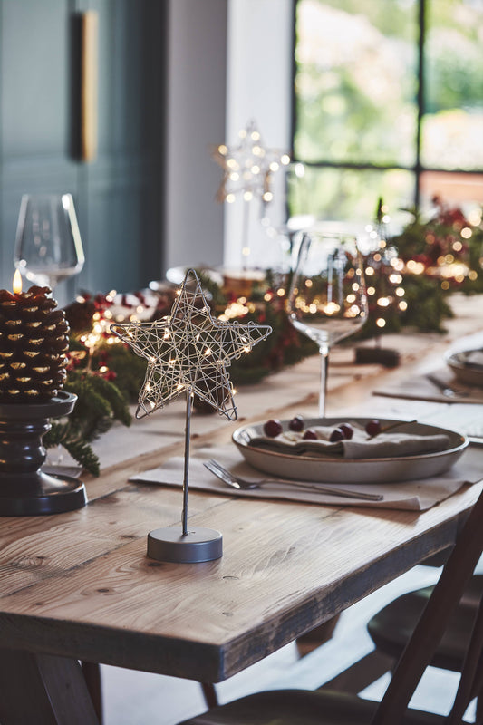 Table Wire Star: Silver