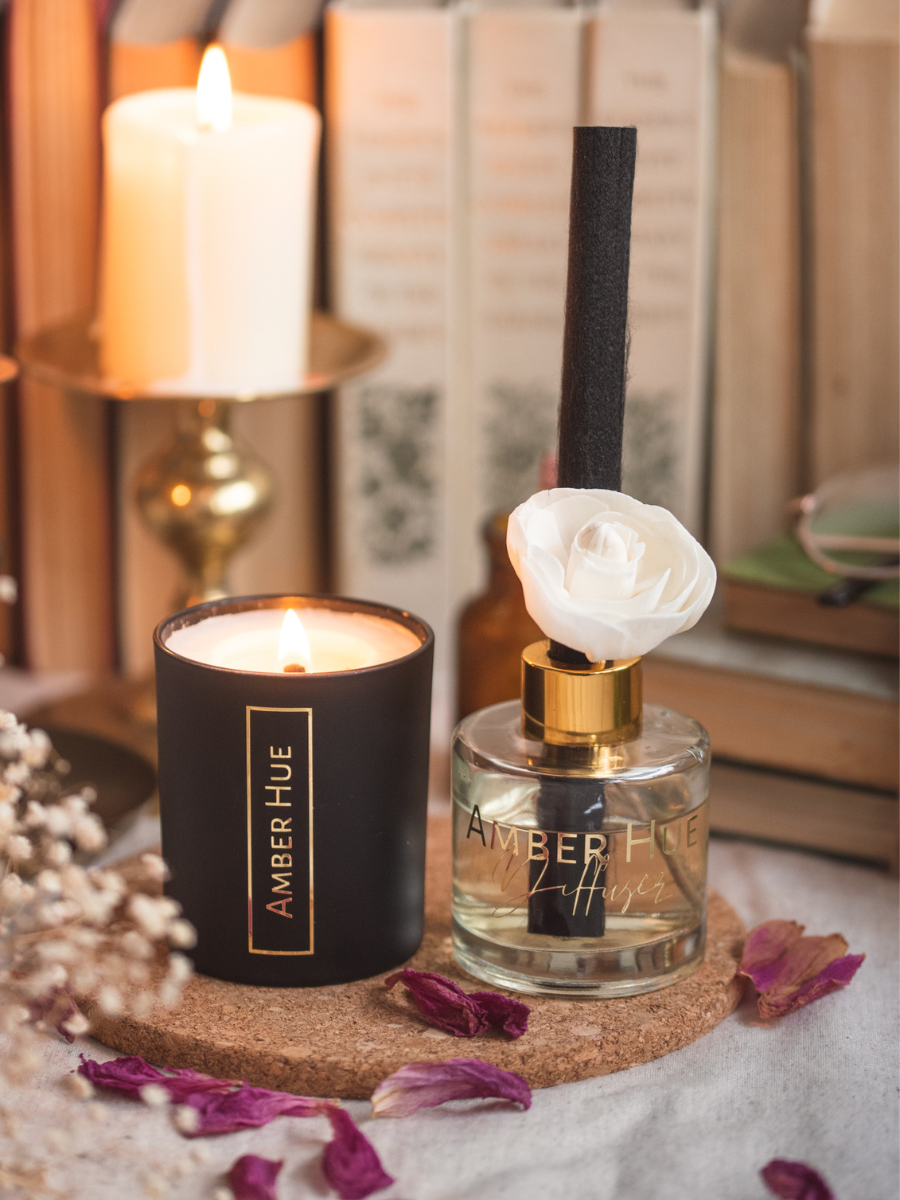 Flower Reed Diffuser- 100ml : Clean Cotton