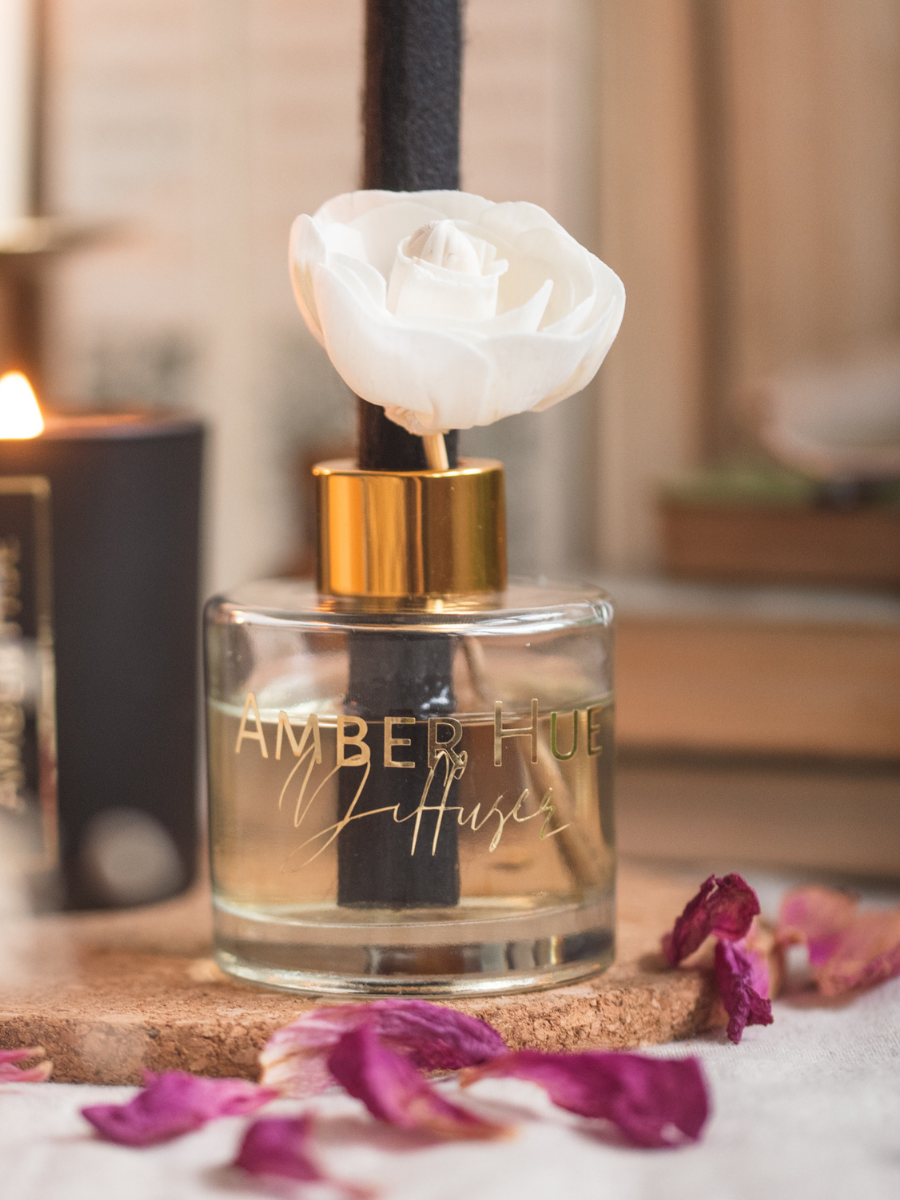 Flower Reed Diffuser- 100ml : Clean Cotton