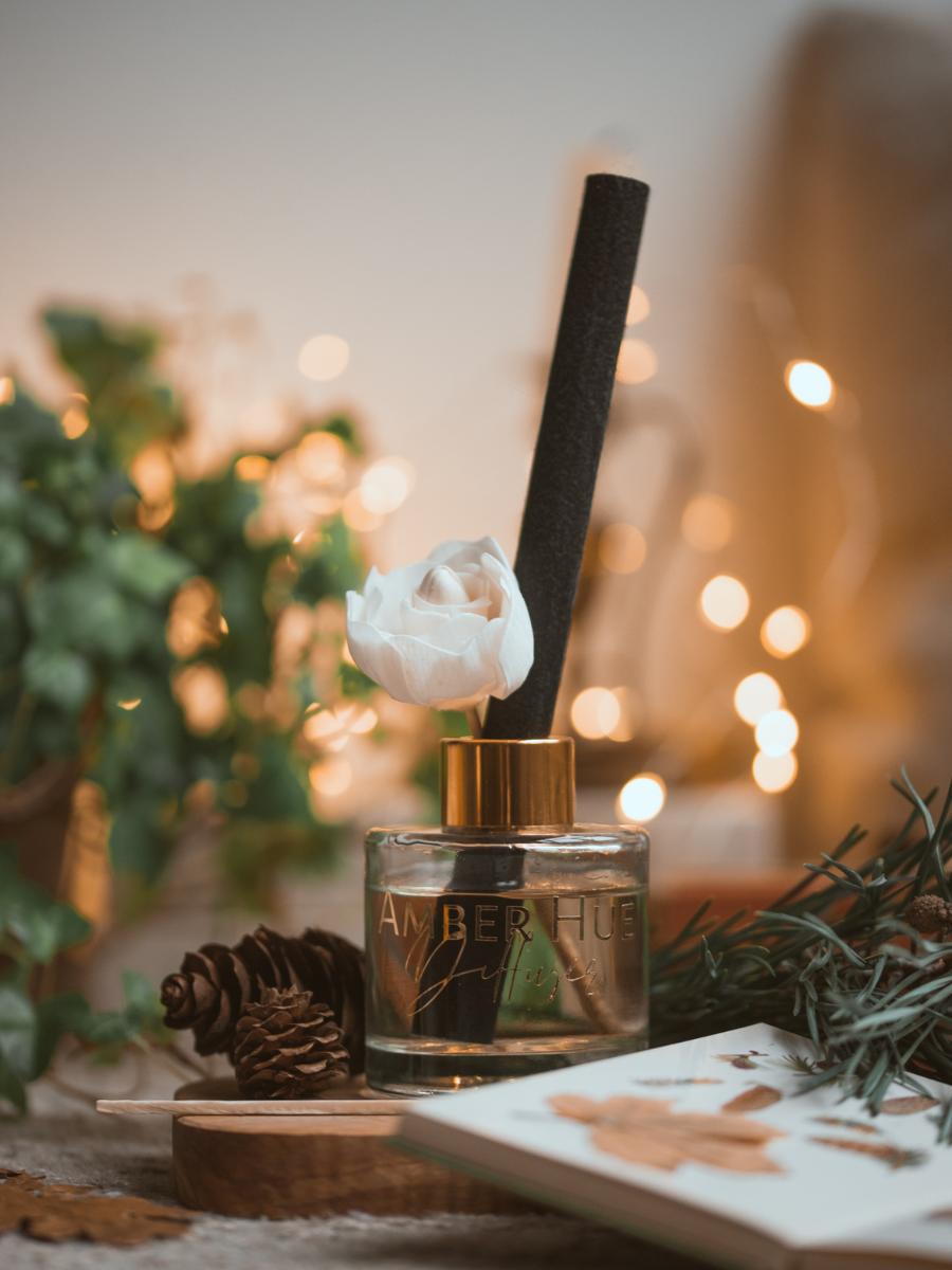 Flower Reed Diffuser- 100ml : Clean Cotton