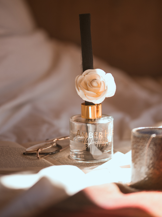 Flower Reed Diffuser- 100ml : Clean Cotton